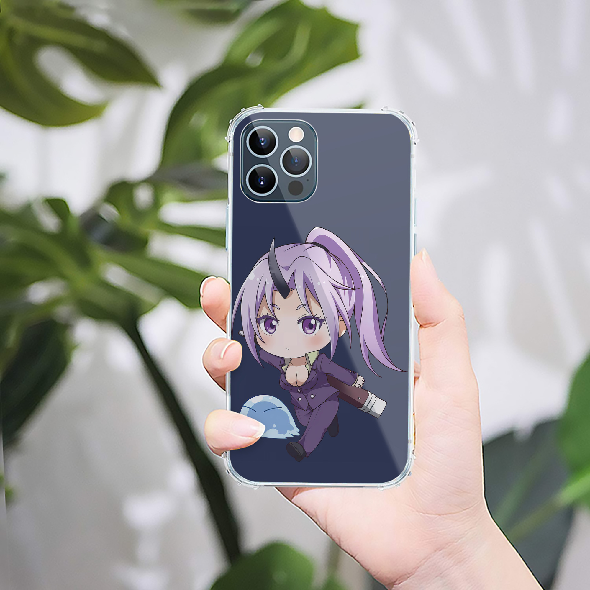 （画像用） 転スラ Regarding Reincarnated to Slime 【iPhone 12シリーズ対応】透明スマホケース（クリアソフトケース）